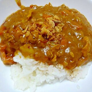 隠し味にココアを加えたカレーライス